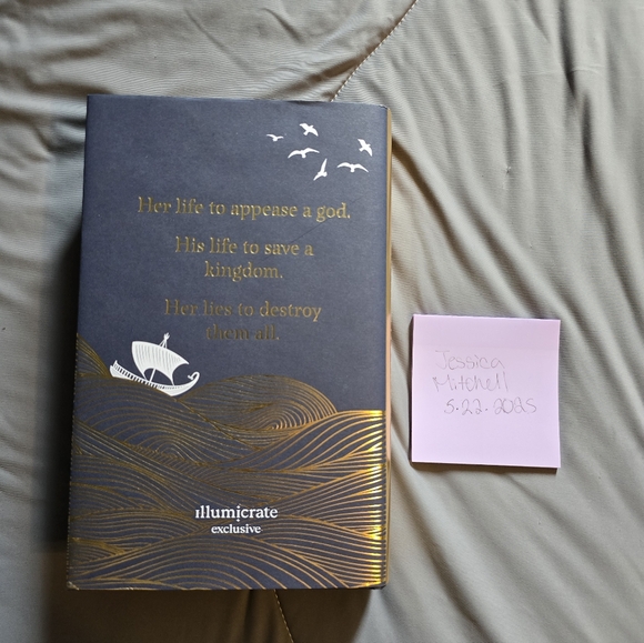 Gold 'Lies We Sing to the Sea' Book by Sarah Underwood - Picture 4 of 4